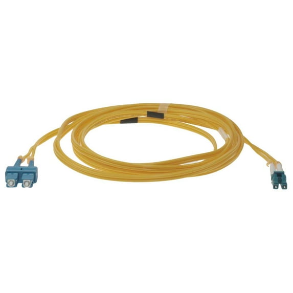 SF Cable LC-SC Duplex Singlemode 9/125 Fiber Optic Cable, 10 meter
