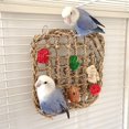 thumbnail image 4 of Red de escalada para loros, jaula para masticar, hamaca, cuerda colgante, pájaros, loros, juguetes para periquitos, guacamayos, s, animales Colco Juguetes para pájaros y loros, 4 of 8