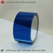 Oralite (Reflexite) V92-DB-COLORS Microprismatic Conspicuity Tape: 2 in x 15 ft. (Blue)