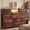 Brown, variant on 70" Long Dresser for Bedroom, 13 Fabric Drawers Dresser for Closet, Wide Chest of Drawers with 2 Open Shelves, Large TV Stand for 70,80 Inch TV, Wood Top, Rustic Brown