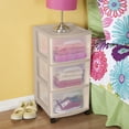 thumbnail image 4 of Sterilite 3 Drawer Cart - Bronze, 4 of 4