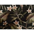 thumbnail image 4 of oneOone Cotton Cambric Black Fabric Floral & Leaves Tropical Sewing Fabric By The Yard Printed Diy Clothing Sewing Supplies 56 Inch Wide, 4 of 4