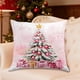 thumbnail image 5 of Cubiertas de Almohada de Navidad Cubierta de Cojín Decorativa Del Dormitorio Del Árbol de Navidad de 45x45cm, 5 of 6