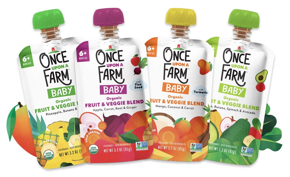 Once Upon a Farm Cold-Pressed Organic Baby Food Lebanon Ubuy