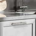 thumbnail image 3 of Cabinet Pulls Polished Chrome Kitchen Cabinet Handles, Round Tube T Bar Drawer Pulls Stainless Steel Cabinet Hardware, 3 of 6