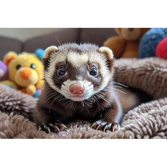 I Am Your Friend I Am Your Ferret Shorthair Jigsaw Puzzles Adults 300 Piece Family Decoration Picture Woods Puzzles