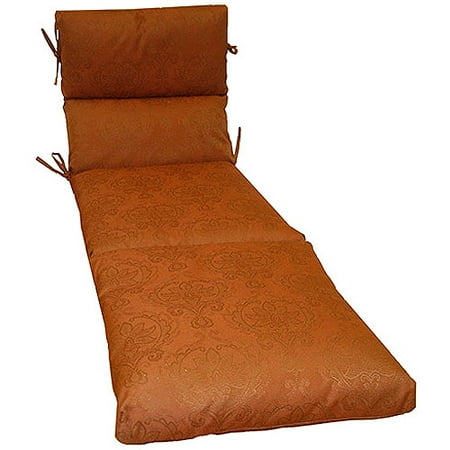 Brooklyn's Damsak Orange Chaise Lounge Cushion