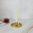 thumbnail image 3 of Abbracc 6x1Pack Simple Teacup Candle Holder Candlestick Holders Home Tabletop Decor Gold, 3 of 9