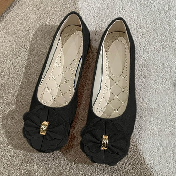 Yusimy Women's Fashionable Casual Lace-Up Leather Shoes - Round Toe Chunky Heel Thick Sole Low-Cut British Style Vintage Retro for Everyday Outfits (Available in Wide Sizes)