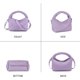 thumbnail image 2 of LHSHID Women Woven Tote Small Crossbody Bag, Weave Quilted Purse Square Shoulder Bag Woven Handbag with Detachable Strap, 2 of 7
