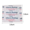 thumbnail image 5 of Fairnull 50Pcs/Set Band Aids Waterproof Hypoallergenic Ultra Thin Bandages First Aid Medical Wound Plaster Emergency Kits for Adult, 5 of 8