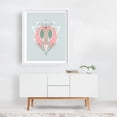 thumbnail image 2 of Rising Phoenix - Illustration Geometric Art Deco Modern Art Abstract Fashion Surrealism Pattern White Framed Wall Art Print 18 x 24 inches, 2 of 3