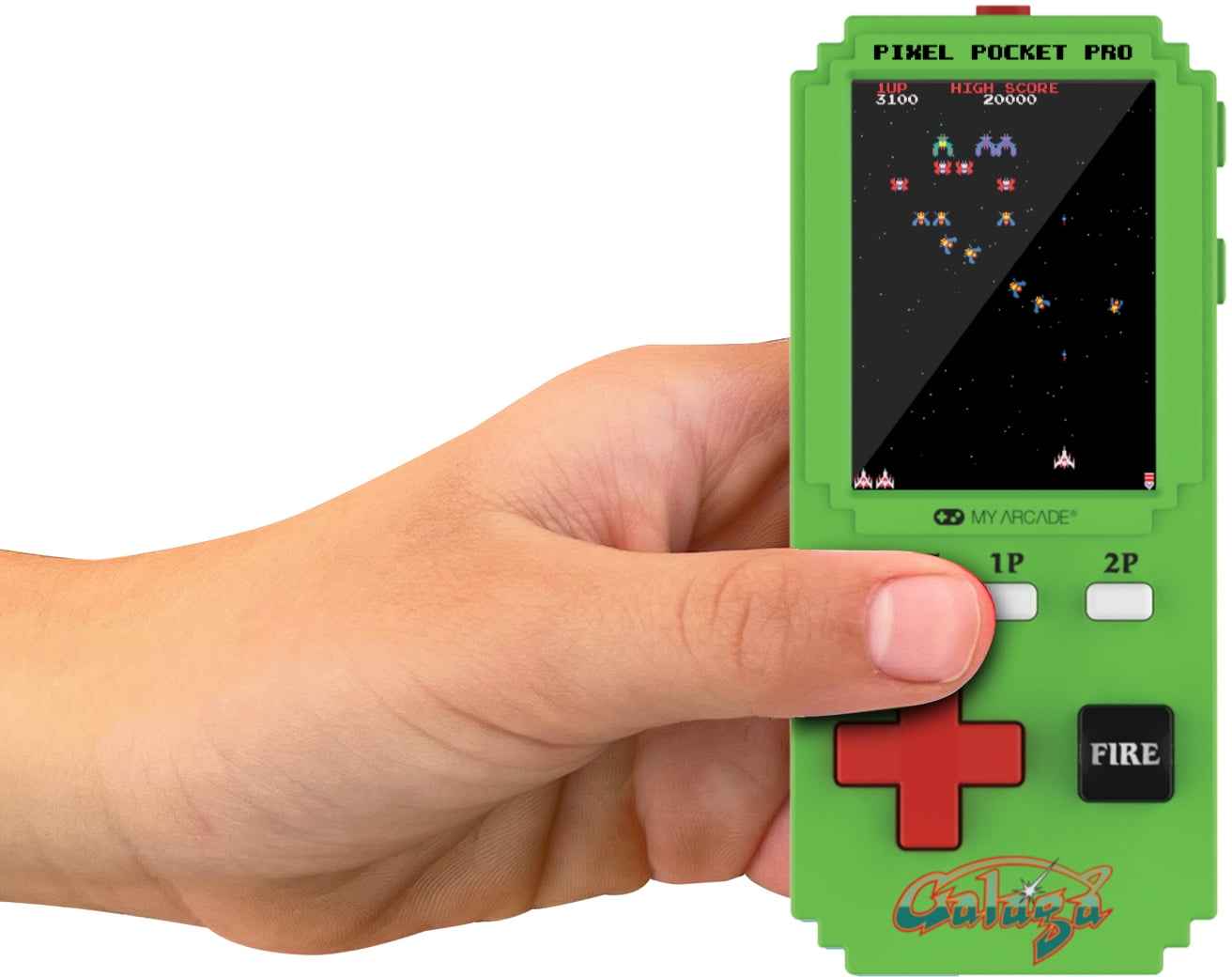 My Arcade - Galaga Pixel Pocket Pro Portable Handheld Gaming System