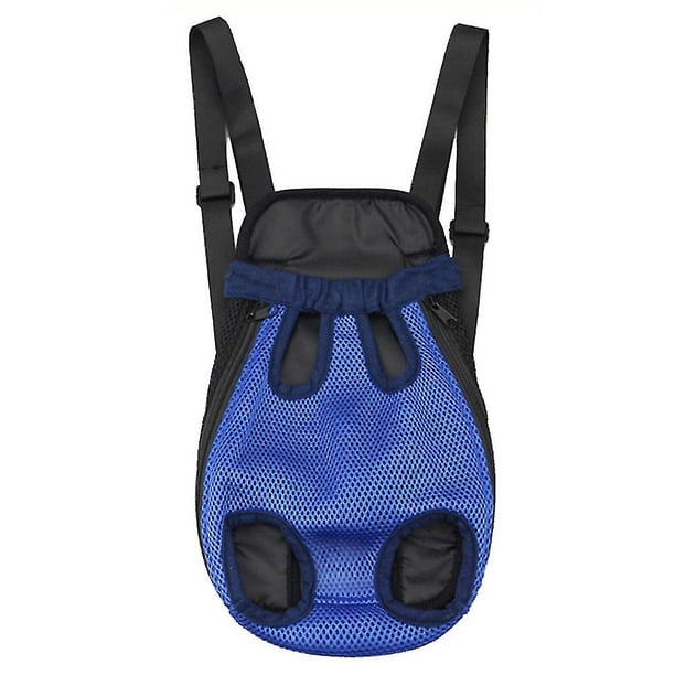 XL Mochila porta mascotas ajustable frente gato perro piernas cola hacia fuera pecho bolsa de viaje