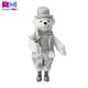 thumbnail image 2 of Figura Decoración Oso Polar Muñeco De Pie 51 cm Plateado, 2 of 6