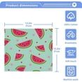 thumbnail image 4 of SKYSONIC 4 PCS Cute Watermelons Polka Dot Washcloths, 12"x 12" Cotton Wash Cloths, Highly Absorbent and Soft Face Towels for Bathroom,Gym,Hotel and Spa, 4 of 7