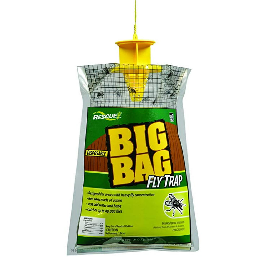 Rescue Big Bag Outdoor Fly Trap, 1 Trap