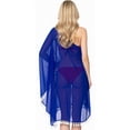 thumbnail image 2 of HAPPY BAY Women's Beachwear Swimsuit Coverups for Women Summer Swim Beach Dress Cover ups for Swimwear Women Loose Wear Bathing Suit Cover-up 1X-2X Blue, Solid, 2 of 5