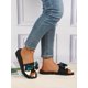 thumbnail image 3 of Fashion Slippers For Women, Floral Print Bow Decor Slides, 3 of 4