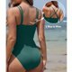 thumbnail image 4 of Trajes de baño de una pieza para mujer Traje de baño de color sólido para mujer Bikini femenino con traje de baño sin tirantes traje de baño para mujer, 4 of 9