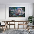 thumbnail image 3 of Tangled Princess Flynn Are on A Boat Watching The Lanterns Float Into The Sky Picture Print Wall Art Poster Painting Canvas Posters Artworks Gift Room Aesthetic 16x24inch(40x60cm), 3 of 6