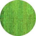 thumbnail image 1 of Ahgly Company Indoor Round Oriental Green Modern Area Rugs, 7' Round, 1 of 4