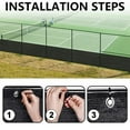 Windscreen Privacy Fence Screen Heavy Duty Mesh Fabric Shade Net Cover