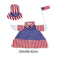 thumbnail image 2 of 4th of July Goose Costume Set - Patriotic Porch Garden Outfit Attire, Home Outdoor Independence Day Holiday Patio Decor, 2 of 9