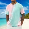 thumbnail image 2 of JAJAHO Mens Crew Neck T Shirt Tie Dye Short Sleeve Graphic Tee Comfort Casual Daily Wear Summer Beach Shirts Stylish Tops, 2 of 4