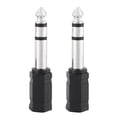 thumbnail image 1 of 6.5mm To 3.5mm Audio Adapter, Glossy  Input Jack Audio Adapter Durable  Structure  For Most Audio Devices, 1 of 7