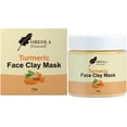 thumbnail image 3 of Turmeric Clay Face Mask Exfoliating, Deep Cleansing, Brighten and Purifying Mask 120g Ideal For all Skin Types., 3 of 5