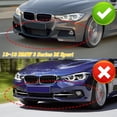 thumbnail image 6 of For 2012-2018 BMW M-Sport M-Tech Painted Black Front Bumper Body Kit Lip 2PCS, 6 of 6