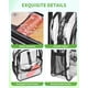 thumbnail image 4 of Mochila transparente MAY TREE Bolsa de estadio transparente de PVC negro, 4 of 6