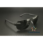 Men's AX2012S-606387-62 Black Rectangle Sunglasses