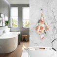 thumbnail image 2 of Yayeee 2 Pack Hand Towels for Bathroom 100% Cotton 16" x 28" Soft Absorbent Kitchen Towel, Red Autumn Leaves, 2 of 7