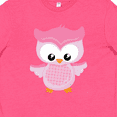 thumbnail image 4 of Inktastic Cute Pink Spring Owl Youth T-Shirt, 4 of 5
