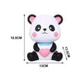 thumbnail image 7 of Esquirla Panda Sculpture Piggy Bank Cartoon Valentine's Day Ornament Child Money Save Bank Saving Money Box for New Year Souvenir Gift A, 7 of 7