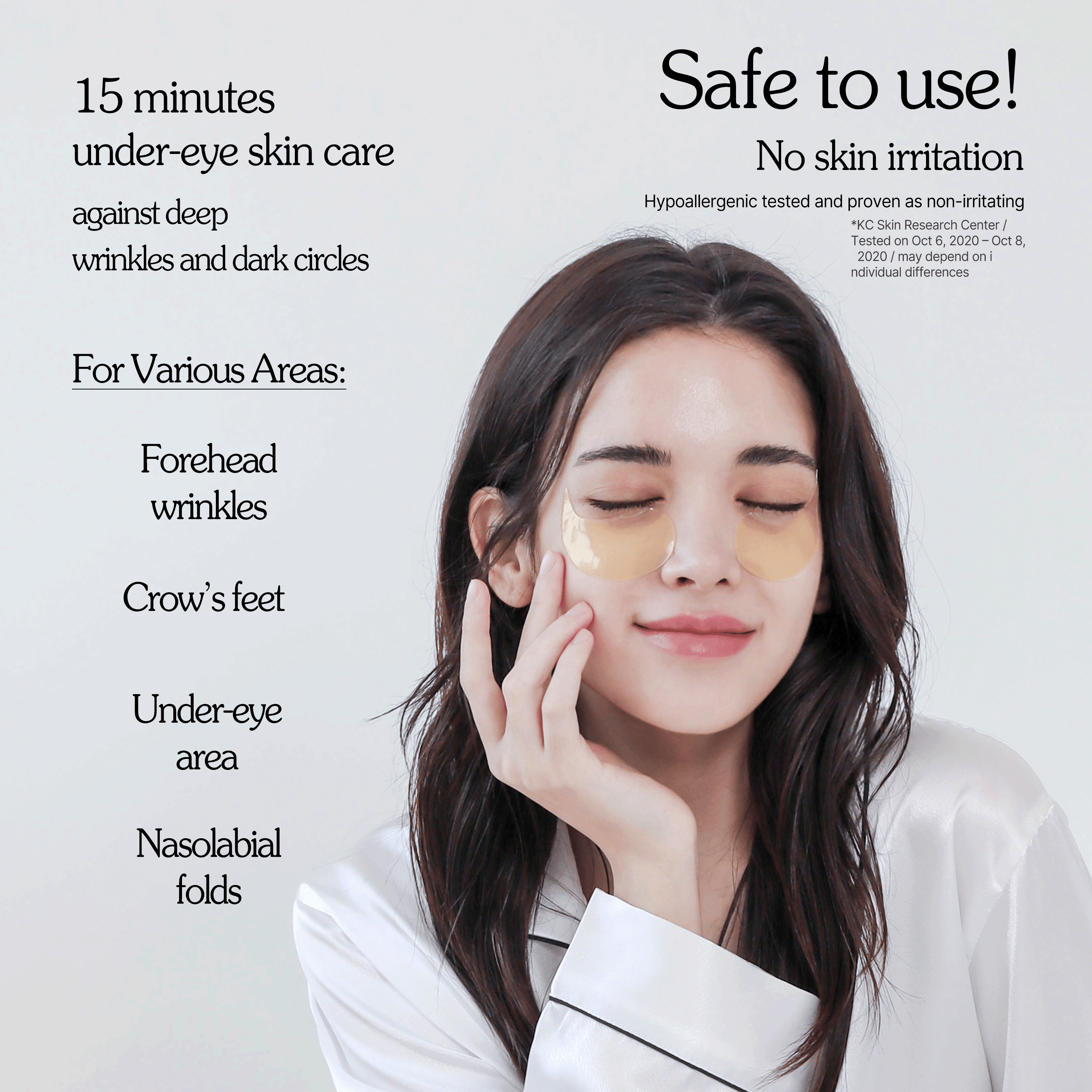 Mizon Snail Repair Intensive Gold Eye Gel Patch, 60 Patches - 24K Gold Under Eye Masks for Puffy Eyes, Moisturizing Eye Patches for Dark Circles, Anti-Aging Gel Eye Mask Pads for Skincare for All Skin