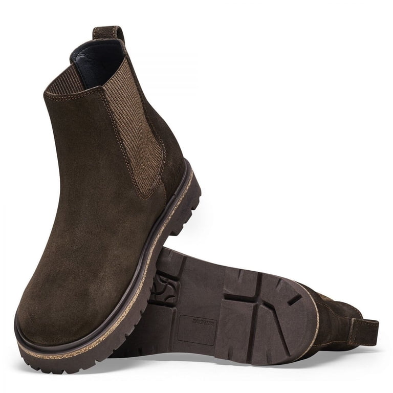 Birkenstock Highwood Slip On Boot, Mocha Suede, Narrow Width, Cork