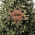 thumbnail image 2 of Worlds most awesome Daughter Star of David - Cedar Ornament, 2 of 4