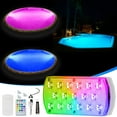 thumbnail image 1 of Heliisoer Charging Water Proof Suction Cup Magnet LED Underwater Swimming Pool Light USB Remote Control Diving Light, 1 of 9