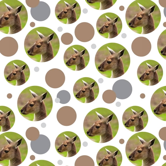 Kangaroo Premium Gift Wrap Wrapping Paper Roll Pattern