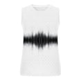 thumbnail image 3 of Women's Leaf Print Sleeveless Tank Top Casual Crew Neck Beach Cover Up Top, 3 of 5