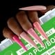 thumbnail image 4 of Parche para uñas postizas ultralargo, 240 unidades, transparente en caja, 4 of 5