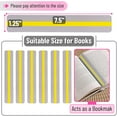 thumbnail image 2 of Mr. Pen- Guided Reading Strips, 18 Pack, Yellow, Highlighter Strips, Bookmarks for Kids, Highlight Strips for Books, 2 of 9