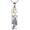Silver-Mountain Owl Necklace, variant on Mountain Necklace for Women Sterling Silver Nature Jewelry Gift for Skiers, Hikers, Campers, Climbers and Nature Lovers