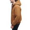 thumbnail image 5 of G.H. Bass & Co. Men's Sherpa Lined Canvas Bomber Full Zip Jacket (Brown,XXL), 5 of 5