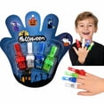thumbnail image 5 of Halloween Projection Finger Lights - 4-Pack Glowing LED Party Favors, Fun Pattern Projector Toys for Kids, Trick-or-Treat Prizes with Pumpkin Ghost Bat Designs, 5 of 5