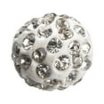 thumbnail image 5 of jifeng 100 Pcs Perles Boule Disco Rondes en Argile Strass Pavé Cristal en Vrac 10 mm, 5 of 5