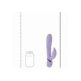 thumbnail image 4 of Vive Pallina Rechargeable Silicone Triple Motor G-Spot VIbrating and Tapping Beads Clit Rabbit Vibrator, Lavender, 4 of 4